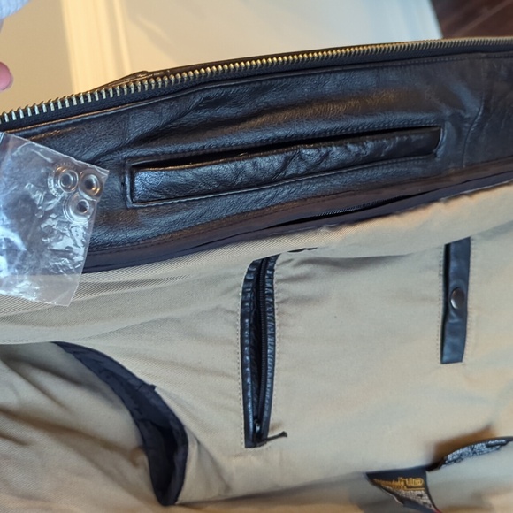 Men's Wilson Leather Jacket, Black medium - Picture 8 of 9